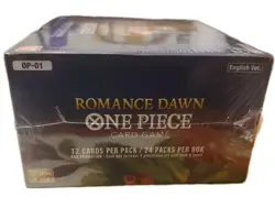 One Piece OP-01 Romance Dawn SEALED Booster Box English White Bottom - Image 3