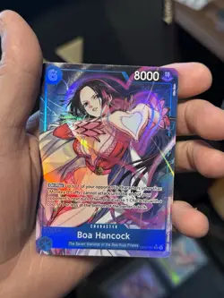 One Piece TCG Boa Hancock OP07-051 Special Foil Character Card 8000 Power - Image 1