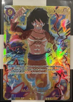 One Piece Emporer's in the New World Secret Rare Monkey.D.Luffy OP09-119 - Image 1