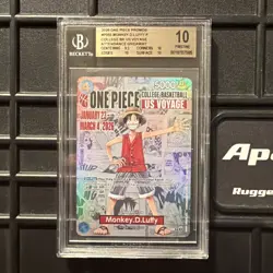 Monkey.D.Luffy College Basketball US VoyageP-055 One Piece Bgs 10 Ships Fast - Image 1