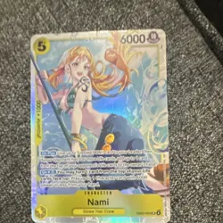 Bandai One Piece Card Game Nami EB03-053 Holo Character Card 6000 Power Cost 5 - Image 1
