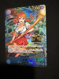 One Piece Card Game Nami OP11-054 SR Parallel 3rd Anniversary Promo Japanese - Image 3