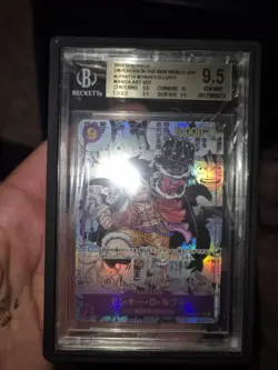 One Piece BGS 9.5 Monkey D. Luffy OP09-119 Manga Art 2024 Japanese - Image 1