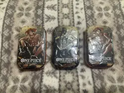 One Piece Tin Pack Factory Sealed 3 TIN LOT sealed - Image 1