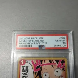 Monkey d Luffy I Smell Adventure Ahead P Promotion Pack 2022 ONE PIECE PSA 10 Jp - Image 2