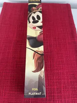 Disney Lorcana Parks Exclusive Mickey & Minnie Foil Playmat Sealed - Image 1