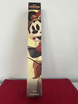 Disney Lorcana Parks Exclusive Mickey & Minnie Foil Playmat Sealed - Image 4