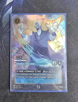 Disney Lorcana TCG: Fabled - HADES - Infernal Schemer Enchanted 237/204 - NM+ - Image 1