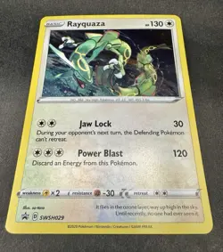 Rayquaza SWSH029 Black Star Promo Cosmos Holo Pokemon Trading Card Game NM - Image 2