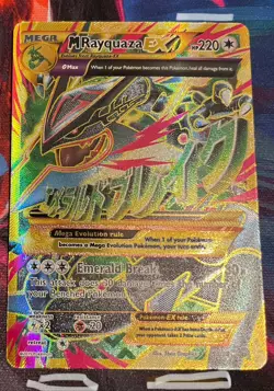 M Rayquaza EX Shiny Full Art Holo Card 98/98 XY-Ancient Origins 2015 NM+ - Image 3