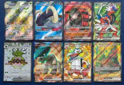 Pokemon Ultra Rare Full Art 8-card LOT - Scarlet & Violet Paldea Evolved - Image 1