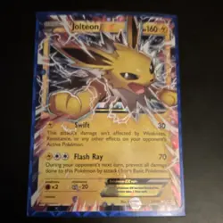Pokemon Jolteon EX 28/83 Generations Ultra Rare Holo English TCG Card 160HP - Image 1