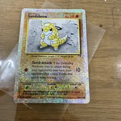 Sandshrew - 91/110 - Reverse Holo Common - Legendary Collection - Pokemon Card - Image 3