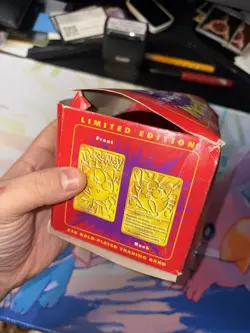 Pokemon Jigglypuff Trading Card 23K Gold Plated 1999 Burger King w/ COA & Ball - Image 4