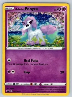 Galarian Ponyta SWSH013 SWSH: Sword & Shield Promo Cards Holo NM - Image 1