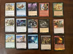 1030 CARD MAGIC THE GATHERING LOT | LP | UNCOMMOM COMMON LAND TOKENS FOIL LOT C - Image 1