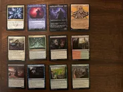 1030 CARD MAGIC THE GATHERING LOT | LP | UNCOMMOM COMMON LAND TOKENS FOIL LOT C - Image 2