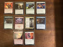 1030 CARD MAGIC THE GATHERING LOT | LP | UNCOMMOM COMMON LAND TOKENS FOIL LOT C - Image 3