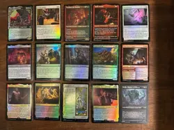 1030 CARD MAGIC THE GATHERING LOT | LP | UNCOMMOM COMMON LAND TOKENS FOIL LOT C - Image 4