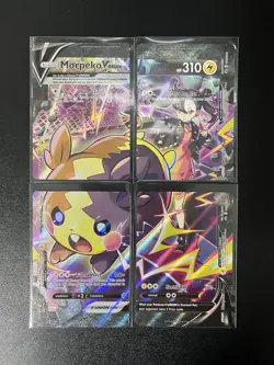 Morpeko V-Union (2x) 4-Card Set Pokemon TCG SWSH215-218 + SWSH287-290 - NM - Image 2