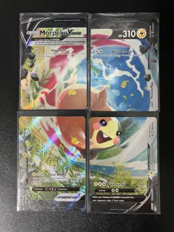 Morpeko V-Union (2x) 4-Card Set Pokemon TCG SWSH215-218 + SWSH287-290 - NM - Image 4
