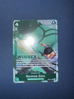 Roronoa Zoro (Winner Pack 2025 Vol. 3) EB02-019 One Piece Promotion Cards Foil - Image 1