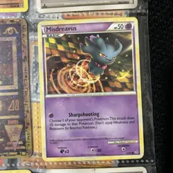 Pokemon Vintage Cards (METAL CUSTOM MEW) Binder Pages Lot - Image 3