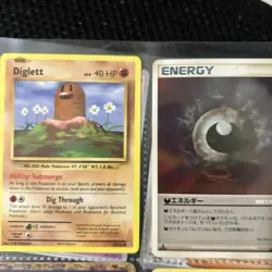 Pokemon Vintage Cards (METAL CUSTOM MEW) Binder Pages Lot - Image 5
