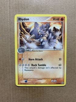 Rhydon 19/106 EX Emerald - Rare Pokemon Card - NM - Image 1