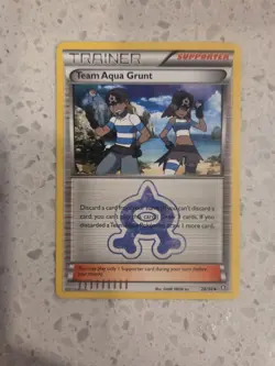 Team Aqua Grunt 26/34 Double Crisis Pokemon Tcg Card NM +🎁 - Image 1
