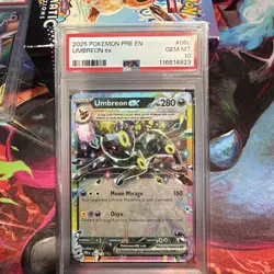 UMBREON EX 060/131 PSA 10 PRISMATIC EVOLUTIONS POKEMON CARD ENGLISH - Image 1