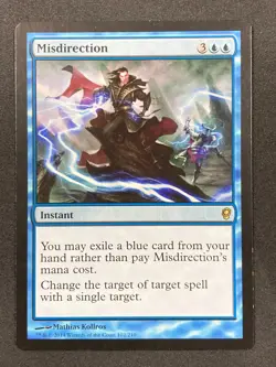 MTG Misdirection Conspiracy Regular Rare Card - LP - Image 1