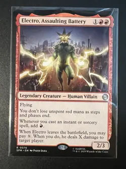 MTG Marvel's Spider-Man: Electro Assaulting Battery Regular 0076 - Image 1