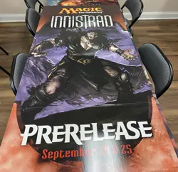 Magic the Gathering Innistrad Garruk Cardboard Two Sided Store Display - Image 1