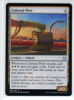 COLOSSAL PLOW Kaldheim #236 KHM(NM)(MTG) - Image 1