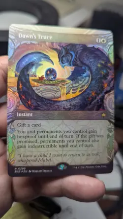 1x Dawn's Truce Foil Showcase NM - Bloomburrow MTG Magic x1 - Image 1