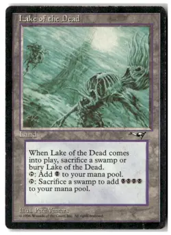 MTG Lake of the Dead - Alliances Heavily Played English - Image 1