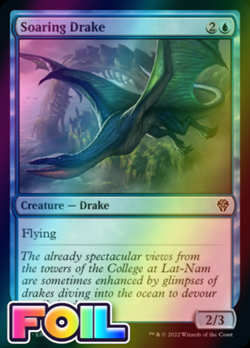 x1 Soaring Drake DMU MTG 66/281 FOIL COMMON M/NM 1x - Image 1