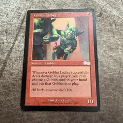 Goblin Lackey - Urza's Saga - MTG Magic the Gathering - MP - Image 1