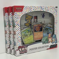 Pokemon TCG Scarlet & Violet 151 Poster Collection Box 3 Pack - LOT OF 3 - NEW - Image 4