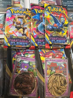 POKEMON PRISMATIC, MEGA EVOLUTIONS, & MORE! BLISTER PACKS, TINS & MORE READ!! - Image 4
