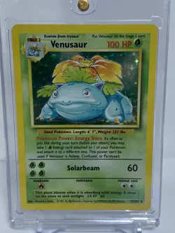 Pokemon Venusaur Base Set 15/102 Holo Rare 1999-2000 - Image 1