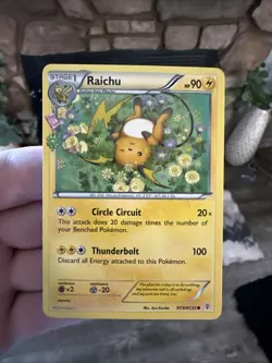 Pokemon TCG Generations Radiant - Raichu RC9/RC32 - Uncommon English NM b - Image 1