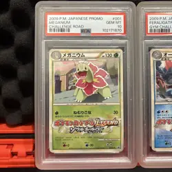SEQUENTIAL Meganium Feraligatr Typhlosion HG & SS Promo Pokemon Japanese PSA 10 - Image 2