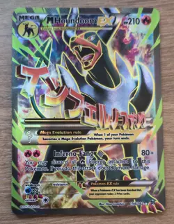 Mega Houndoom EX - Full Art 154/162- Pokemon TCG - BREAKthrough MP-LP - Image 1