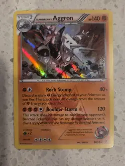 Pokemon TCG Team Magma’s Aggron 14/34 - Holo Rare XY Double Crisis NM Near Mint - Image 1