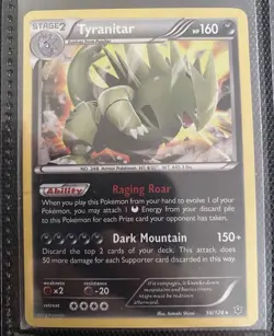 Pokemon TCG Tyranitar Cosmos Holo Promo 56/124 NM Condition - Image 1
