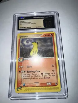 Pokemon TCG 2003 Quilava Ex Sandstorm 51 CGC 10 PRISTINE - Image 2