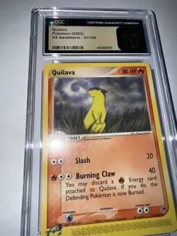Pokemon TCG 2003 Quilava Ex Sandstorm 51 CGC 10 PRISTINE - Image 4