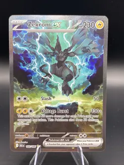 Pokemon TCG Zekrom EX Sir 166/086 SV Black Bolt English - Image 1